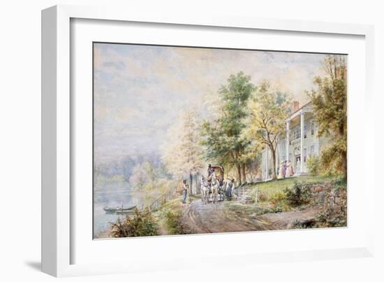 Receiving Guests-Henry Edward Lamson-Framed Giclee Print