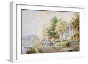 Receiving Guests-Henry Edward Lamson-Framed Giclee Print