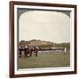 Receiving the Colours Inside the Square, India, 1900s-Underwood & Underwood-Framed Giclee Print