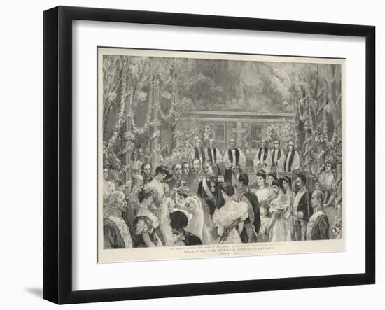 Receiving the Queen's Congratulations-William Small-Framed Giclee Print