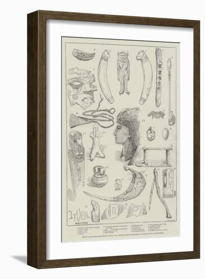Recent Antiquarian Discoveries in Egypt-Norman Hardy-Framed Premium Giclee Print