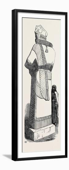 Recent Discoveries at Nineveh: Colossal Statue-null-Framed Premium Giclee Print