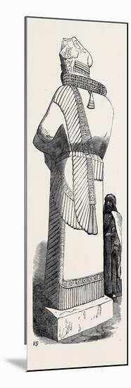 Recent Discoveries at Nineveh: Colossal Statue-null-Mounted Premium Giclee Print