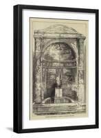 Recent Discoveries at Pompeii, a Mosaic Fountain-null-Framed Giclee Print