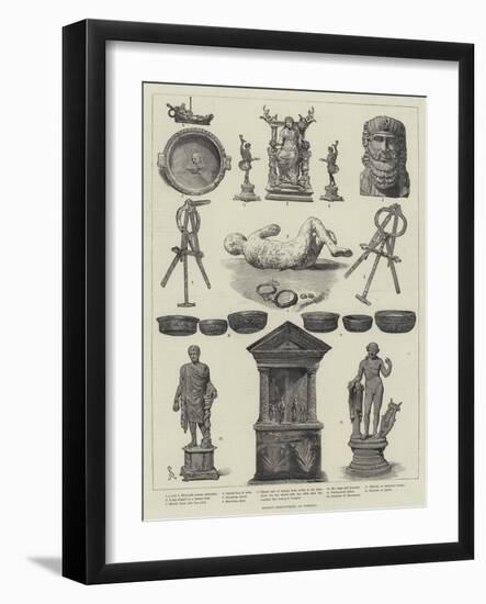 Recent Discoveries at Pompeii-Johann Nepomuk Schonberg-Framed Giclee Print