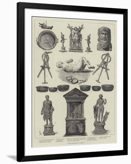 Recent Discoveries at Pompeii-Johann Nepomuk Schonberg-Framed Giclee Print