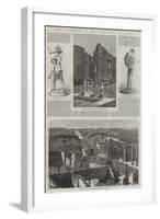 Recent Discoveries in the Buried City of Pompeii-null-Framed Giclee Print