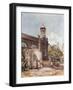 Recently-Discovered Apse of All Hallow's-In-The-Wall, and Fragment of the Roman Wall-John Fulleylove-Framed Giclee Print