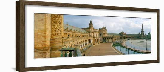 Recently Restored Palace, Plaza De Espana, Seville, Andalusia, Spain-null-Framed Photographic Print