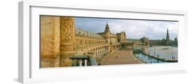 Recently Restored Palace, Plaza De Espana, Seville, Andalusia, Spain-null-Framed Photographic Print