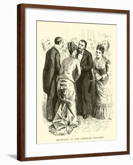 Reception at the American Legation-null-Framed Giclee Print