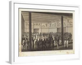 Reception at the Castle of Shui, Ryukyu Islands-null-Framed Giclee Print