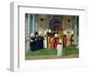 Reception at the Court of the Sultan Selim III (1761-1807)-null-Framed Giclee Print