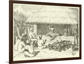 Reception by the King of Makoloko-null-Framed Giclee Print