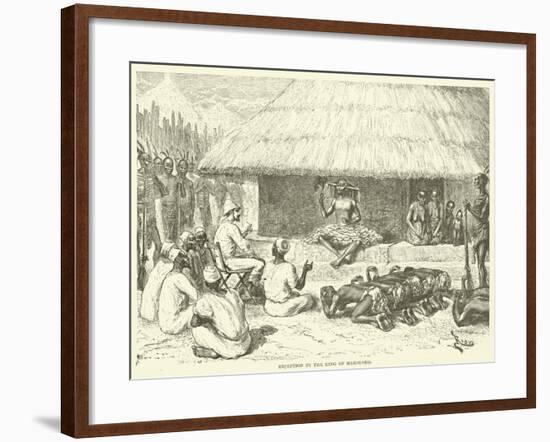 Reception by the King of Makoloko-null-Framed Giclee Print