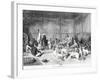 Reception by the Prince of Oubon, Laos, 1877-Louis Delaporte-Framed Giclee Print