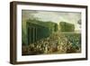 Reception for Ambassadors of Tiphoo-Sahib or Tipu Sultan in the Saint-Cloud Park, 18 August 1788-Charles-Eloi Asselin-Framed Giclee Print