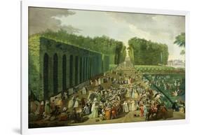 Reception for Ambassadors of Tiphoo-Sahib or Tipu Sultan in the Saint-Cloud Park, 18 August 1788-Charles-Eloi Asselin-Framed Giclee Print
