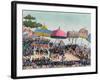 Reception for the English Ambassador Held by the Ashanti at Comassi, Ghana, circa 1818-null-Framed Giclee Print