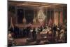 Reception in Honor of Queen Victoria at Chateau D'Eu, 3 September, 1843-Eugene Louis Lami-Mounted Giclee Print