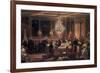 Reception in Honor of Queen Victoria at Chateau D'Eu, 3 September, 1843-Eugene Louis Lami-Framed Giclee Print