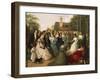 Reception in the Garden-Franz Gareis-Framed Giclee Print