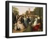 Reception in the Garden-Franz Gareis-Framed Giclee Print