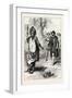 Reception of a Narragansett Warrior by John Winthrop (1587-1649)-null-Framed Giclee Print