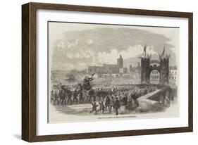 Reception of Admiral Sir Edmund Lyons at Christchurch-null-Framed Giclee Print