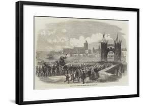 Reception of Admiral Sir Edmund Lyons at Christchurch-null-Framed Giclee Print