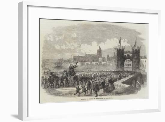 Reception of Admiral Sir Edmund Lyons at Christchurch-null-Framed Giclee Print