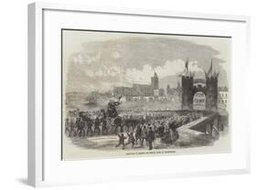 Reception of Admiral Sir Edmund Lyons at Christchurch-null-Framed Giclee Print