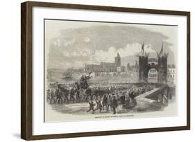 Reception of Admiral Sir Edmund Lyons at Christchurch-null-Framed Giclee Print