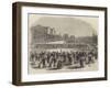 Reception of Canadian Volunteers on the Champ De Mars at Montreal-null-Framed Giclee Print