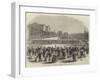 Reception of Canadian Volunteers on the Champ De Mars at Montreal-null-Framed Giclee Print