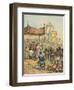 Reception of Columbus on His Return from the New World-Andrew Melrose-Framed Giclee Print