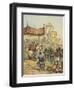 Reception of Columbus on His Return from the New World-Andrew Melrose-Framed Giclee Print