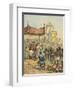 Reception of Columbus on His Return from the New World-Andrew Melrose-Framed Giclee Print