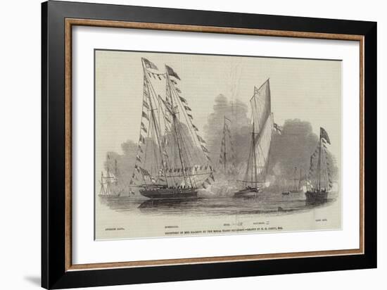 Reception of Her Majesty by the Royal Yacht Squadron-Nicholas Matthews Condy-Framed Giclee Print