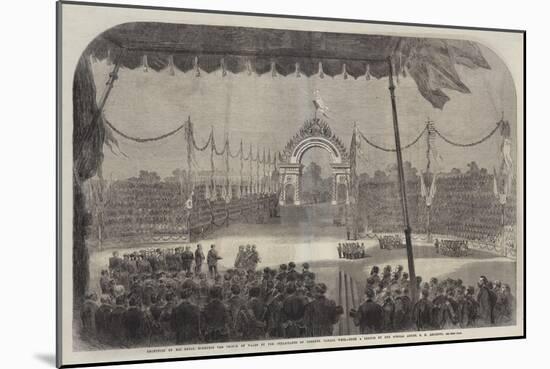 Reception of His Royal Highness the Prince of Wales by the Inhabitants of Toronto, Canada West-George Henry Andrews-Mounted Giclee Print