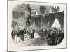 Reception of Hm the King of Sardinia on the Railway Station in Lyon, November 23, 1855. France.-null-Mounted Giclee Print