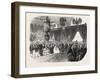 Reception of Hm the King of Sardinia on the Railway Station in Lyon, November 23, 1855. France.-null-Framed Giclee Print