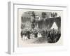 Reception of Hm the King of Sardinia on the Railway Station in Lyon, November 23, 1855. France.-null-Framed Giclee Print