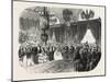 Reception of Hm the King of Sardinia on the Railway Station in Lyon, November 23, 1855. France.-null-Mounted Giclee Print