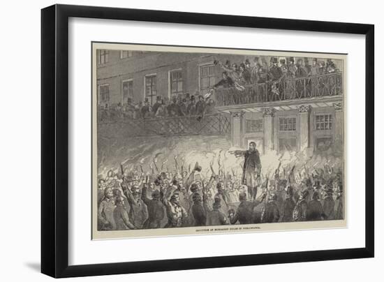 Reception of Hungarian Exiles in Philadelphia-null-Framed Giclee Print