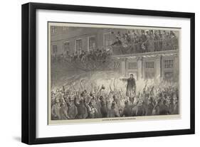 Reception of Hungarian Exiles in Philadelphia-null-Framed Giclee Print