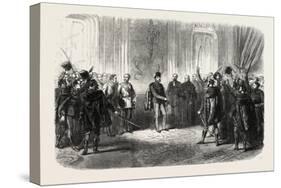 Reception of Hungarian Nobles by the Emperor of Austria at Budapest, Hungary-null-Stretched Canvas