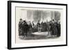 Reception of Hungarian Nobles by the Emperor of Austria at Budapest, Hungary-null-Framed Giclee Print