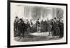 Reception of Hungarian Nobles by the Emperor of Austria at Budapest, Hungary-null-Framed Giclee Print