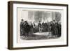 Reception of Hungarian Nobles by the Emperor of Austria at Budapest, Hungary-null-Framed Giclee Print